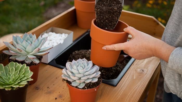 creating a perfect loamy soil for succulents is creating balance